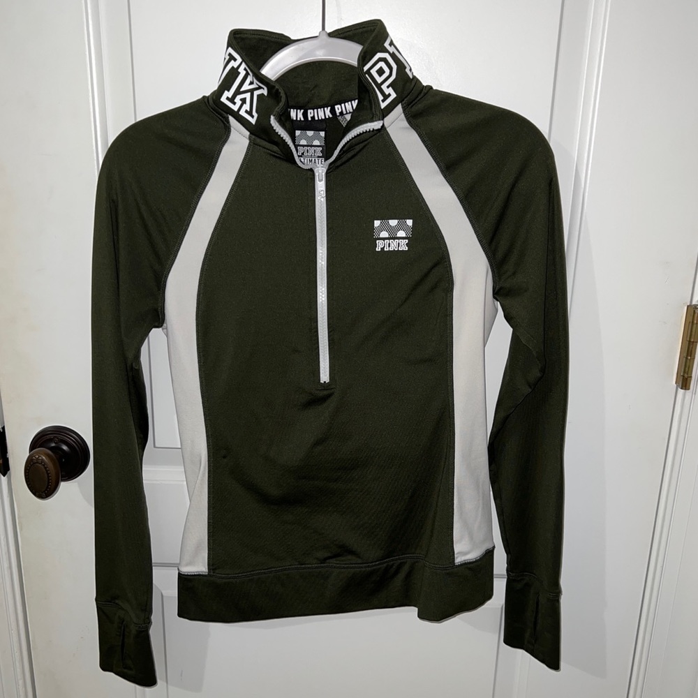 VS Pink Quarter Zip Pullover